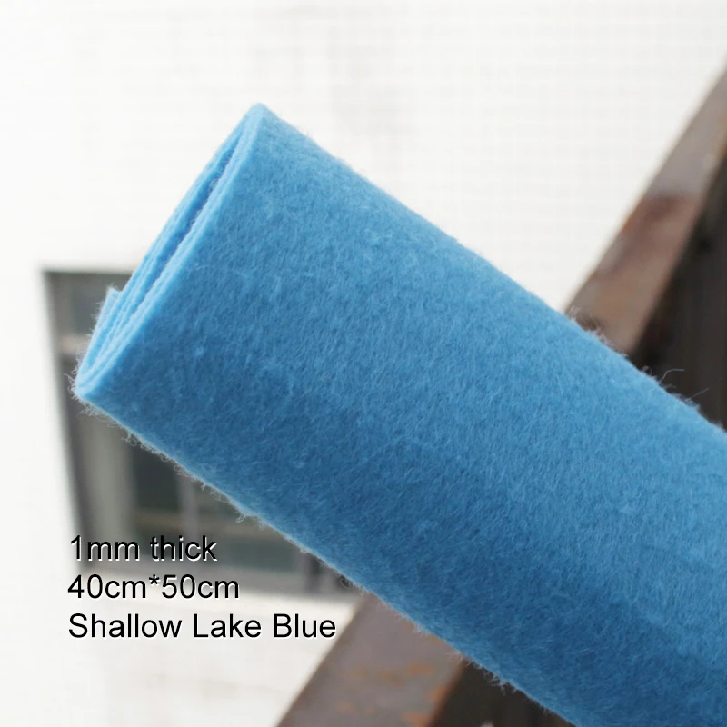 Premium 1mm Thick Square Felt Cloth for DIY Sewing, Crafts, and Home Decoration (40 x 50cm)