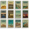 World Travel City Poster Visit Chicago/Las Vegas/Cairo Retro Prints Tourism Enthusiast Vintage Home Room Decor Art Wall Painting 1