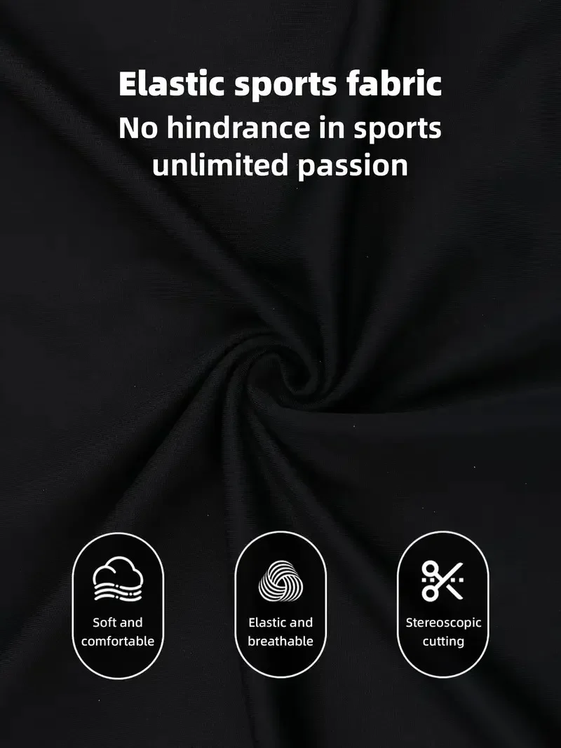 Sports suit men's running gym clothes autumn and winter quick drying clothes tight fitting equipment