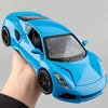 1:24 Lotus Emira Sportcar Miniature Car Model Toy Alloy Diecast Vehicles Doors Opened Sound Light Pull Back Collect Toys for Boy 1