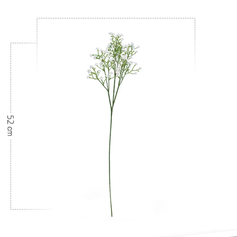 Artificial Gypsophila Flowers Wedding DIY Bouquet Decoration Arrangement Plastic Baby's Breath Fake Flowers Home Decor Artificial Plants Artificial Flower Bouquet