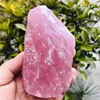 Large Natural Rose Quartz Crystal Reiki healing Specimen Rough Loose Stone Chakra Minerals Wedding Home Decoration 3