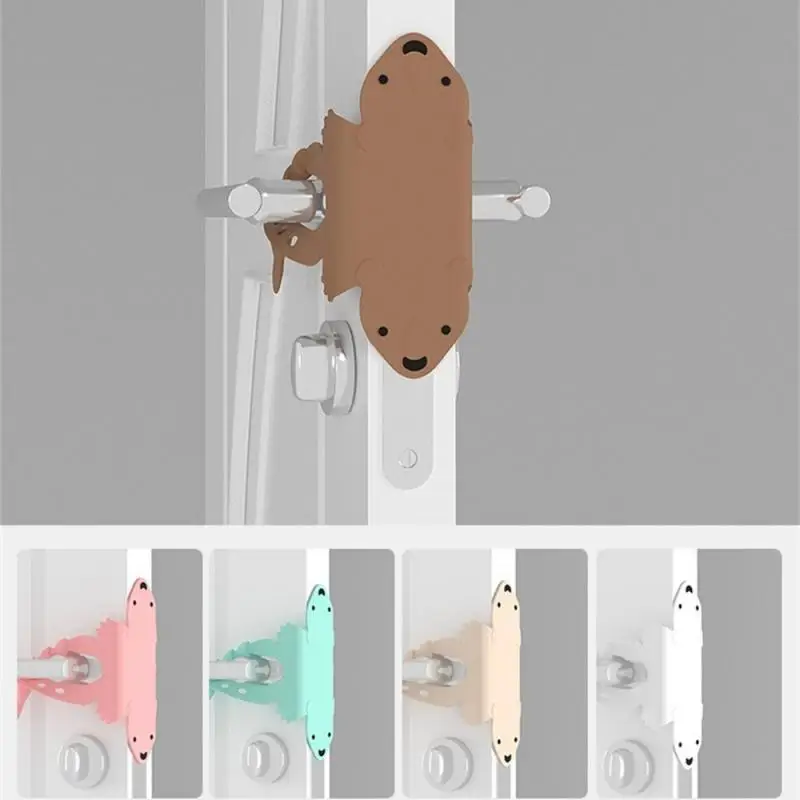 Silicone Silent Door Mat Door Closing er Mute Lock Sleeve Anti-pinch Hand Lock Artifact Anti-collision Clamp Pad
