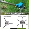 6inch Steel Wire Wheel Head Grass Trimmer Head Universal Weed Brush Fit Straight Shaft Brushcutter Removal Moss Rust 1