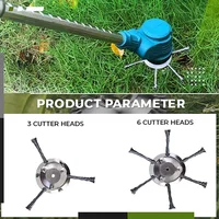 6inch Steel Wire Wheel Head Grass Trimmer Head Universal Weed Brush Fit Straight Shaft Brushcutter Removal Moss Rust 1