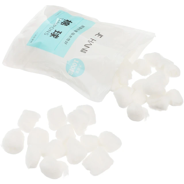 300 Pieces Cotton Balls, Jumbo Size Cotton Balls Absorbent Makeup