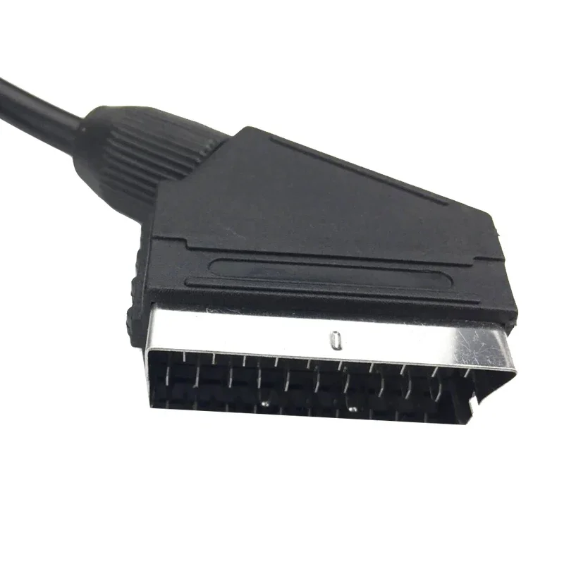 RGB Scart Cable 21-PIN Scart Video Cable for TV to HDMI Converters DVD STB
