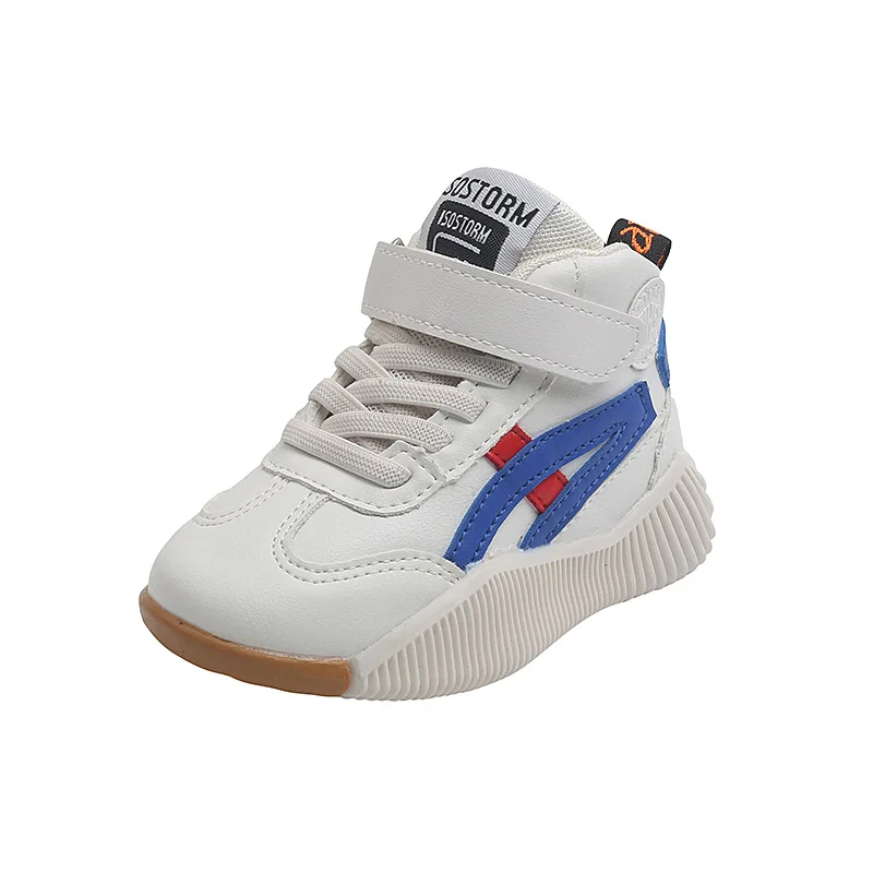Children\'s Sneakers Girls\' Spring Autumn Middle Upper Small White Shoes Boys\' Basketball Shoes Baby Shoes