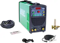 PowerTIG 185DV AC/DC TIG Stick Welder 110/220 Volt Inverter-Based Dual Voltage 185Amp with Pedal Package Green 1