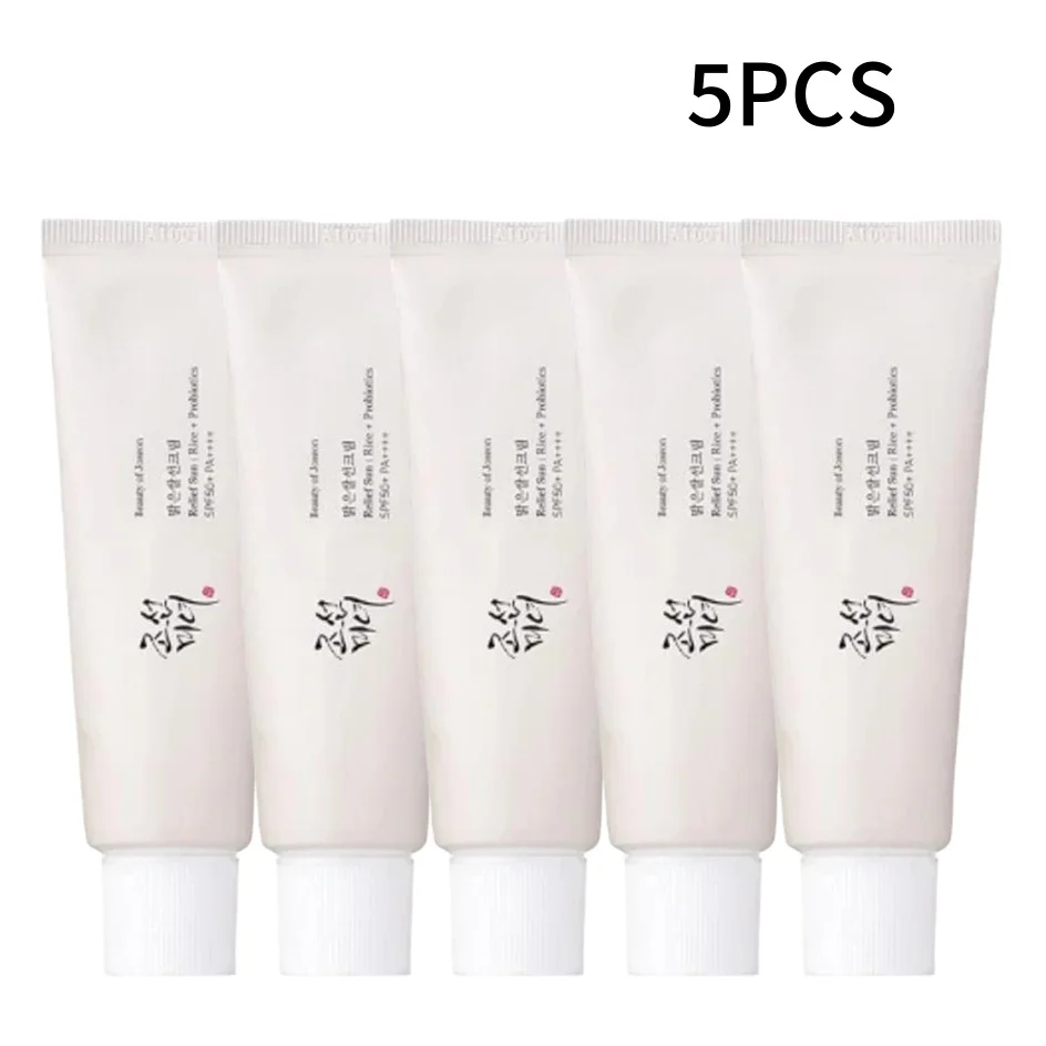 

5PCS Beauty of Joseon Relief Sun Rice Probiotics Sunscreen 50ml SPF50+ PA++++ Moisturizing Anti-sunburn Pre-makeup Brighten