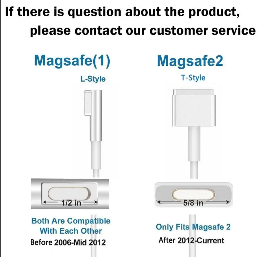 Фото Новинка A1466 A1278 A1502 A1398 A1286 A1465 адаптер питания для Macbook Air Pro 45 Вт 60 Вт 85 Вт Magsaf * 2 1 магнитное зарядное устройство №2