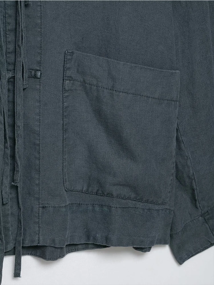 TFMLN 2025 New Women Fashion Tang Suit Vintage Chinese Ethnic Style Long Sleeve Blouse Zipper Pencil Trousers Female Elegant Sui