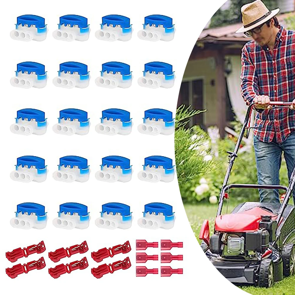 

Robotic Lawn Mower Connectors ForElectric Cable Terminal Connectors 20pcs Wire Connectors With 12pcs Terminals Cable Repair