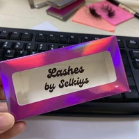 OEM/ODM Lash Box Wholesale 10-100Pcs Custom Logo Lash Packaging Private Label Empty Paper Eyelash Packaging Box Suppliers 2