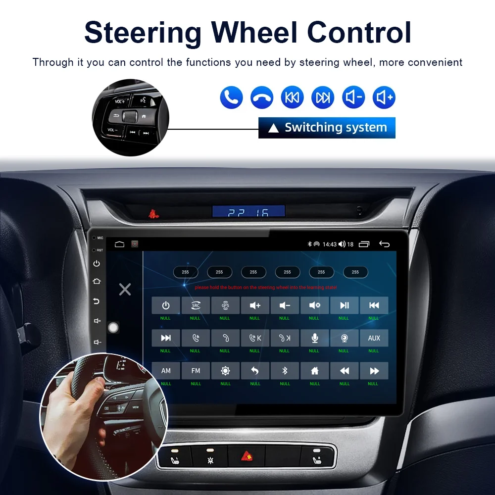 ڵ  Ƽ̵  GPS ׺̼, ȵ̵ 13,  5 3 CW 2010 - 2015 , 2 Din DVD ÷̾