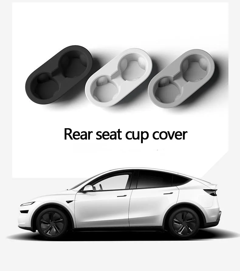 For Tesla Model Y Juniper 2025 Interior Accessories Cup Holder Silicone Center C