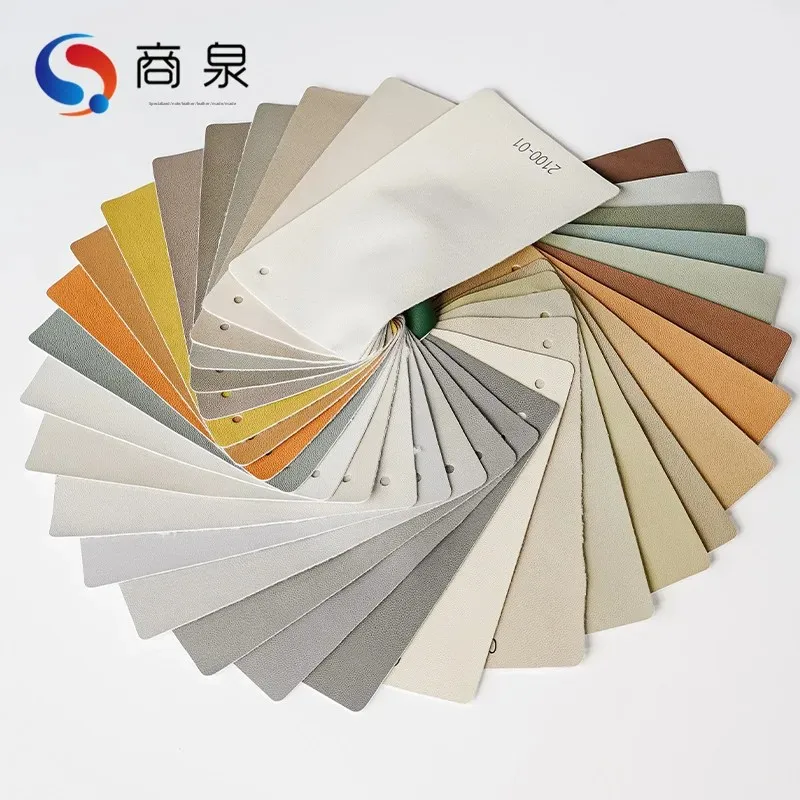 Soft Hard Leather Backrest Furniture Sofa Cat Claw Cloth Car Interior Leather Fabric PVC Artificial Clothing Fabric