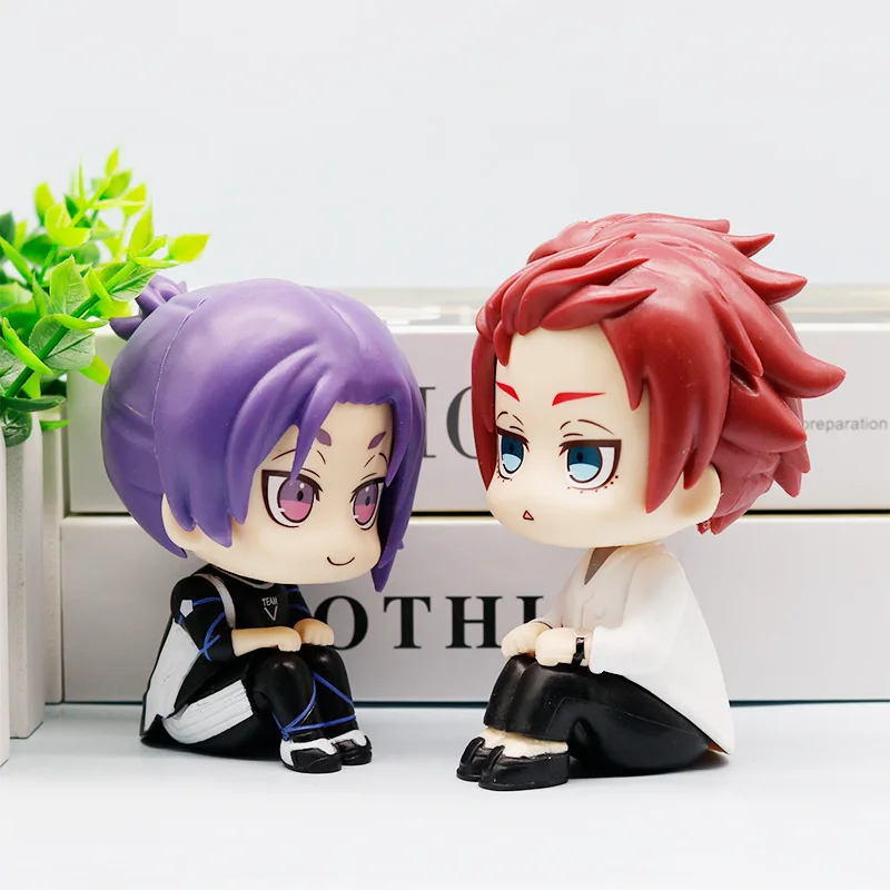 BLUE LOCK Q Edition Mikage Reo Sae Itohi Cute Anime Figure Doll