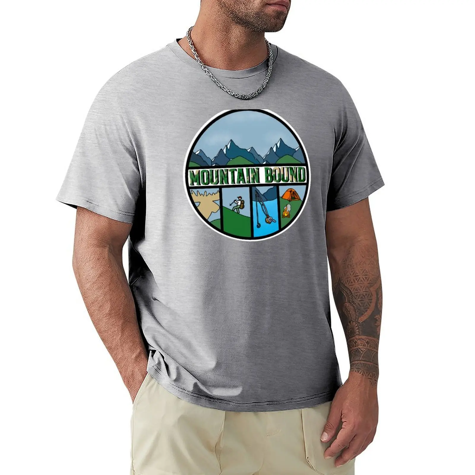 

Mountain Bound T-shirt plain anime clothes cute clothes clothes for men