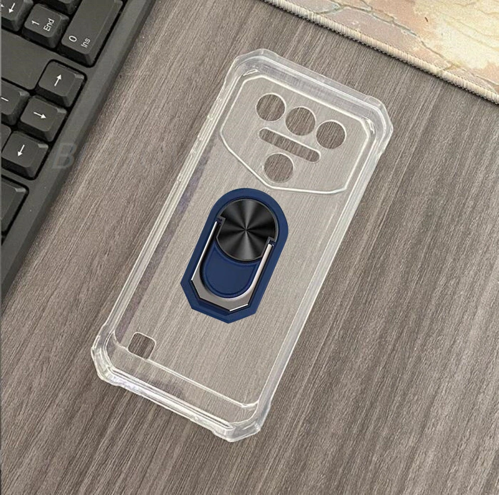 Shockproof Ring Holder For Oukitel WP38 WP 38 6.52" Oukitel WP38 Case Soft Silicone TPU Protective Holder Cover