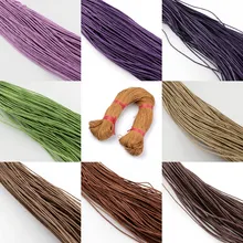 

350M 1mm Waxed Cotton Cord Wax Thread Cord String Strap For Shamballa Bracelet Necklace Rope DIY Jewelry Making Accessories