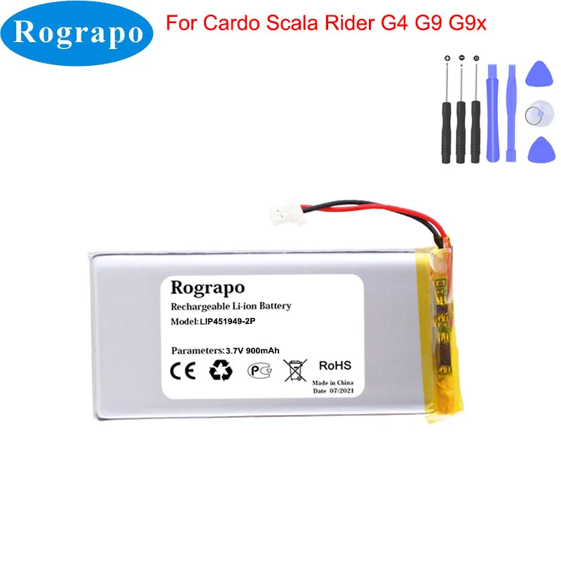 Nuovo 1000Ma Lip451949-2P Ww452050-2P Schuberth C3 Headset Batteria Per Cardo Scala Rider G4 G9 G9X Auricolare Zn452050Pc-1S2P Sho-1