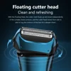 Sejoy FK608 Electric Shaver with Hair Trimmer for Men's Razor Wet & Dry LCD Display 3D Shaving Haircut Machine Blue 4