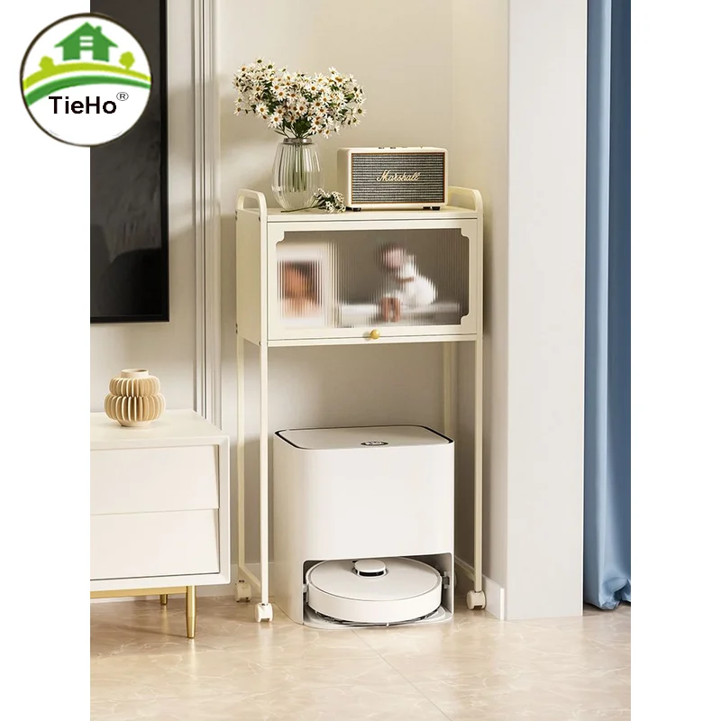 

Floor Standing Storage Cabinet Living Room Kitchen Acrylic Storage Rack With Wheels Movable Storage Organizer Home Furniture