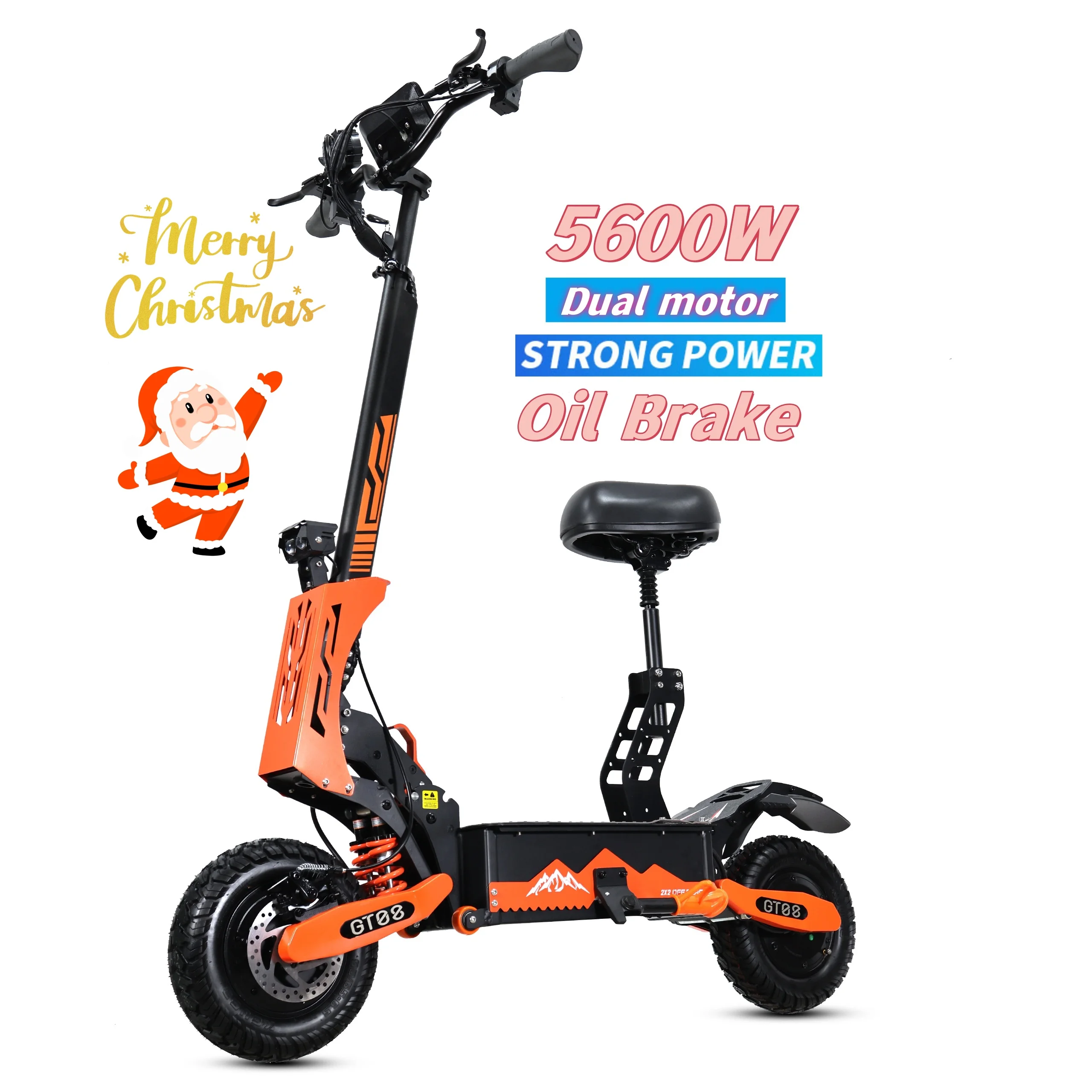 Arwibon GT08 discount 5600W dual motor off-road electric scooter China warehouse 2-wheel 11-inch off-road tire adult scooter