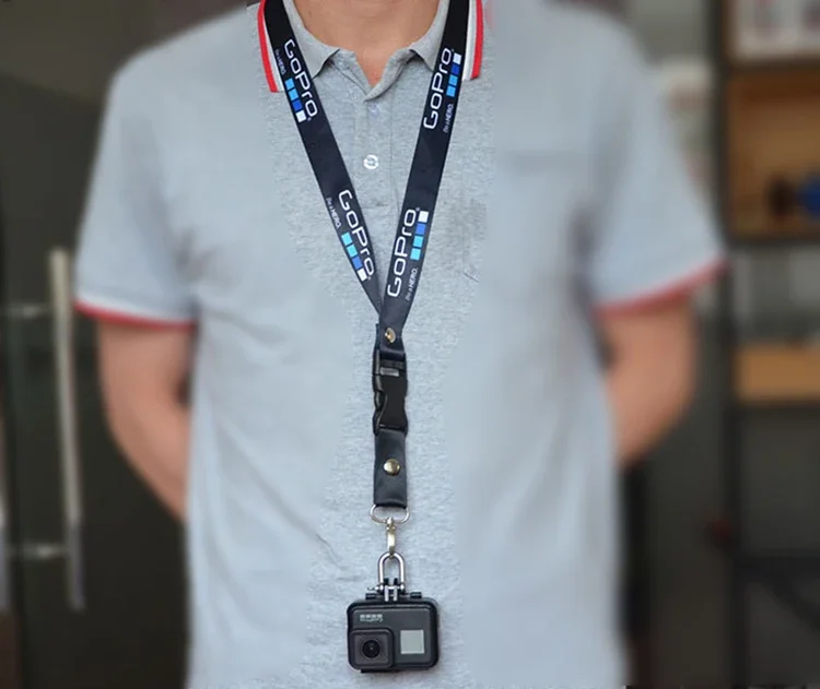 Description Picture 6 of itemFor GoPro Hero 13 Detachable Lanyard Anti-lost Neck Strap For Insta360 Ace Pro/Action 5 Pr Camera Quick Release Buckle Accessory