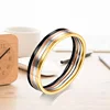 DARHSEN Fashion Jewelry Stainless Steel Small 1mm Girl Women Rings Solid Polished Black Silver gold Color size 3 4 5 6 7 8 9 10 5