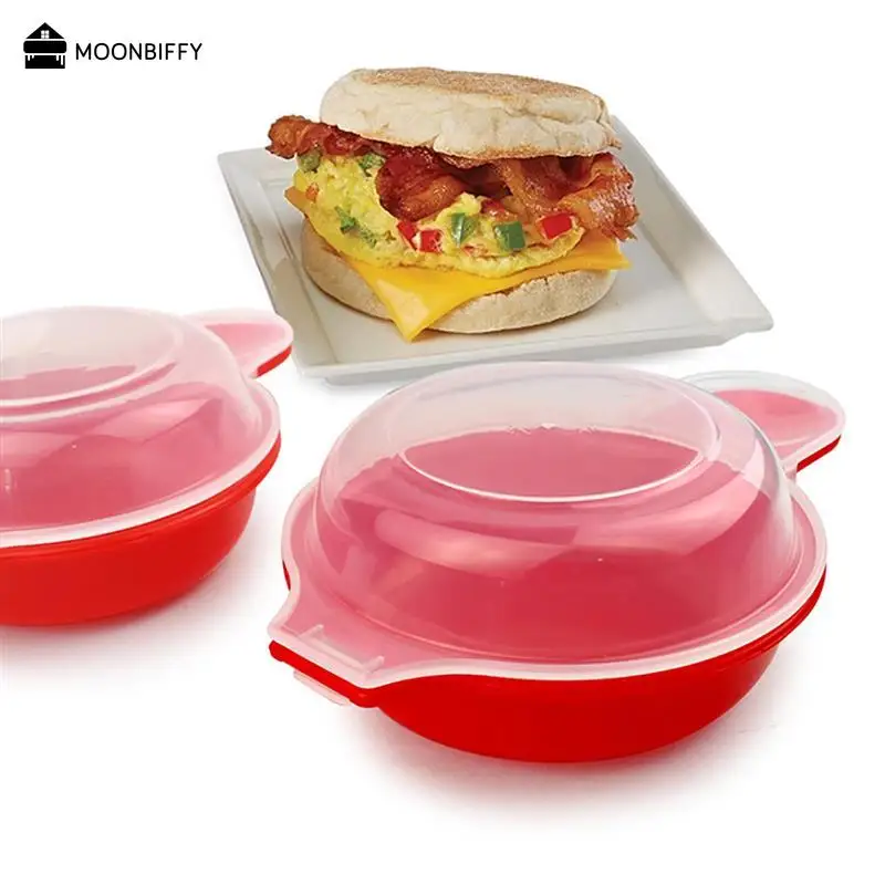 Easy Eggwich Microwave Egg Cooker Egg Hamburg Omelet Making Tool 2pcs egg cooker