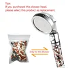 ZhangJi 3 Modes Adjustable High Pressure Shower Head Tourmaline Replaceable Filter SPA Shower Water Saving  Switch Button Shower 4