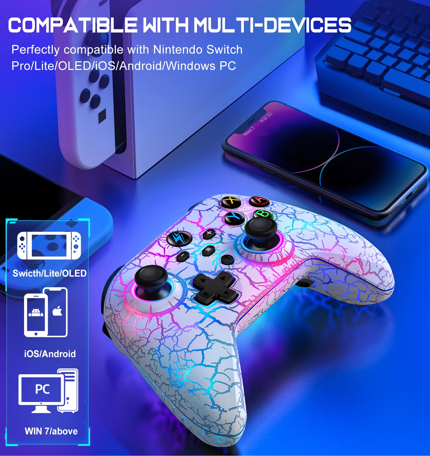 α׷  Ű ִ ȵ̵/IOS/PC Nintendo Switch/OLED/Lite  Ʈѷ     е