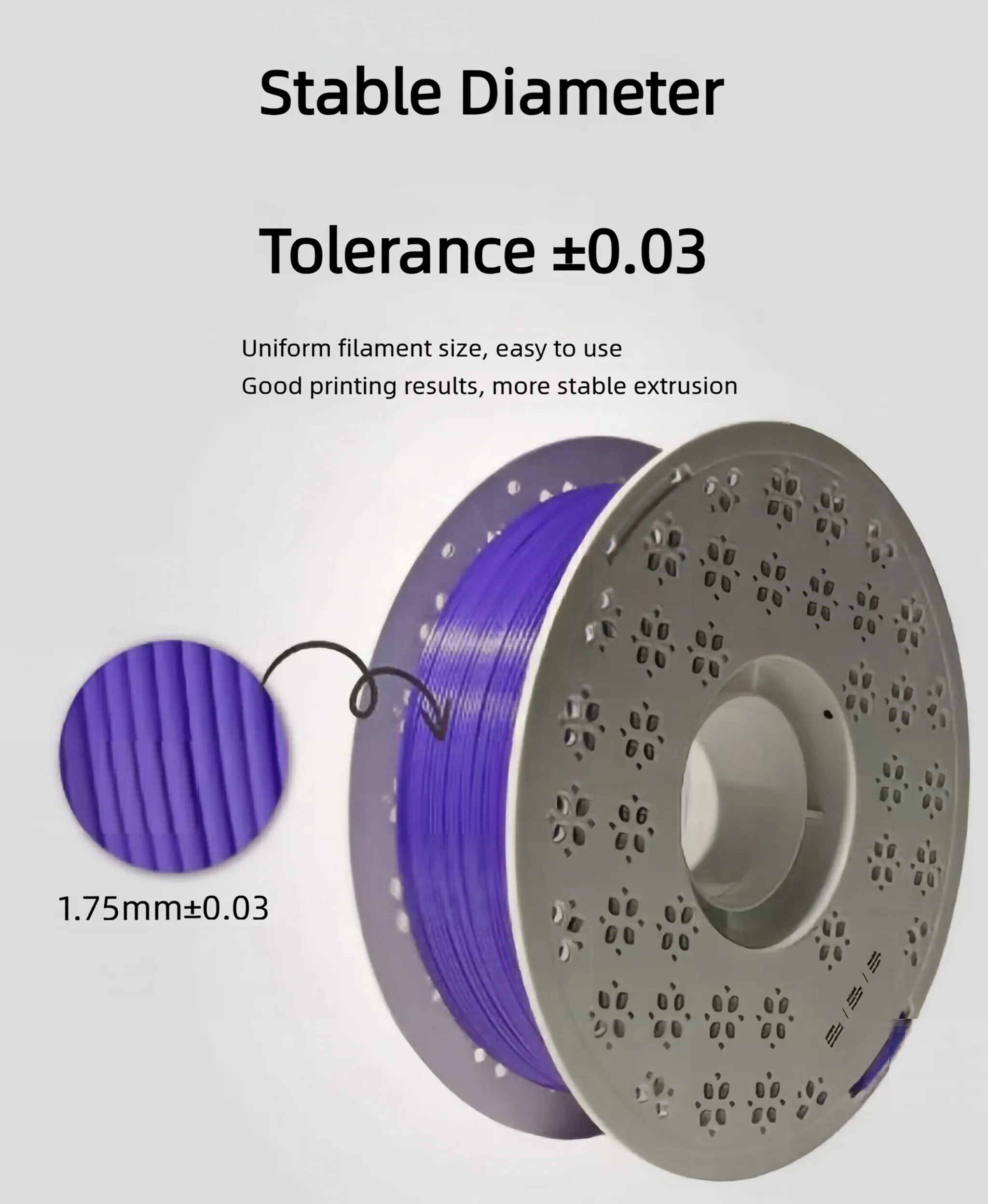 실크 TPU 필라멘트 1KG 고강도 TPU 95A 노란색 유연한 3D 프린터 필라멘트 탄성 TPU 95A 보라색 3D 프린팅 재료