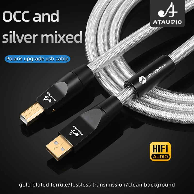 Ataudio-cabo Usb Hifi A-b C-b C-c Digital ab Audio a para b High-end tipo a para tipo b tipo a tipo b tipo a tipo b tipo c