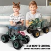 2.4GHz Dinosaur RC Car Big Wheel Remote Control Vehicle Lights Spray stunt vehicle climbs off-road children's toy car 2