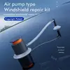 Car Windshield Glass Scratch Repair Kit Windscreen Crack Repair Tool Air Pump Type Vehicle Window Nano Glass Fluid for Car Care 2