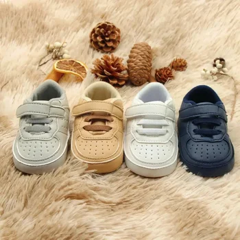 Hot Selling Baby Casual Sports Shoes Spring and Autumn Girls and Boys High Quality Rubber Sole Anti Slip Prewalker Shoes 1