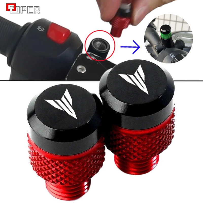Paar Zwarte Motorfiets Spiegel Adapters M10 10MM M8 8MM Achteruitkijkspiegels Conversie Bolt Met de klok mee Anti-klok Rechts Links Draad  201355758