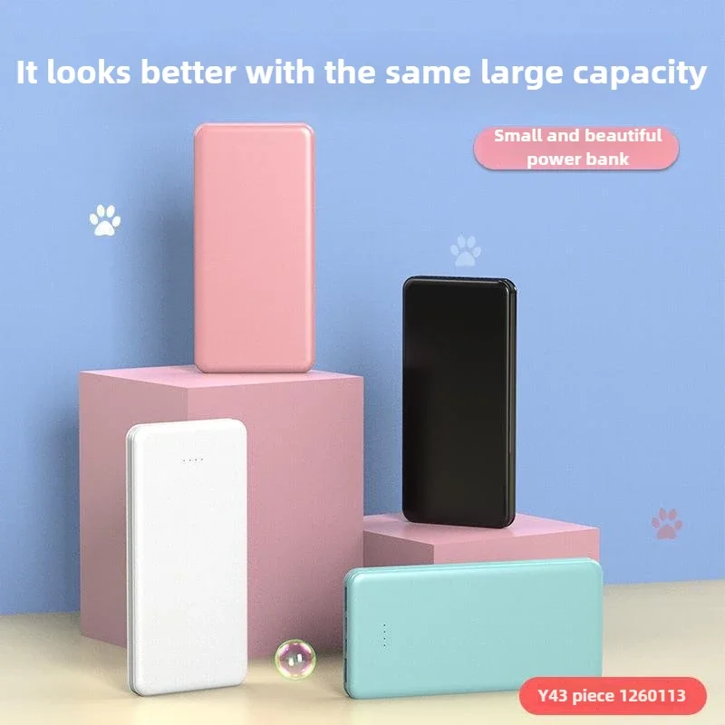 New Portable Power Bank 10W Super Fast Charger 20000mAh Ultra Large Capacity Dual Output Dual Input Design External Battery Pack 2