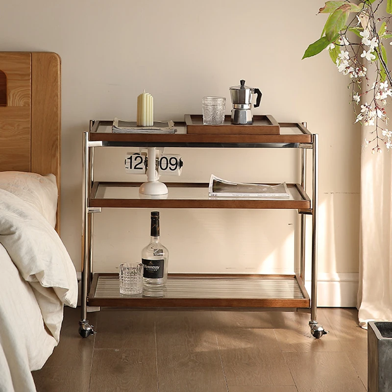 

Nightstands Floor Entryways Table Coffee Shelf Minimalist Design Luxury Table Lifting Salon Mesitas De Noche Replica Furniture