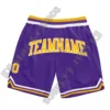 Custom Name Team Number Basketball Shorts Pants Retro Breathable Mesh Sportswear Vintage 3DPrint Summer Harajuku Drop Shipping T 6