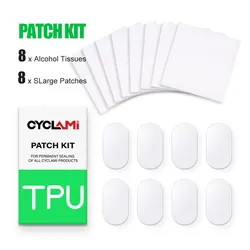 CYCLami Bicycle Tire Repair Kit - 8-Piece Glue-Free TPU Patch Set (TPU repair parts)