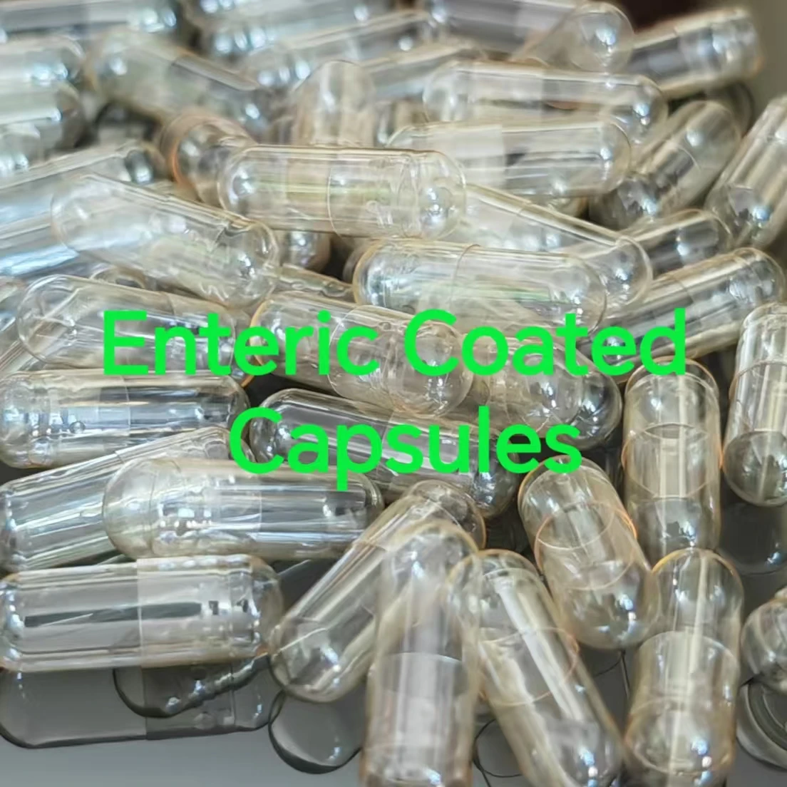 Enteric Coated Empty Gelatin Capsule White Clear Colored Entrosolube Vacant Capsule size 1 Hollow Capsules Shell 1000 PCS!00# empty capsules