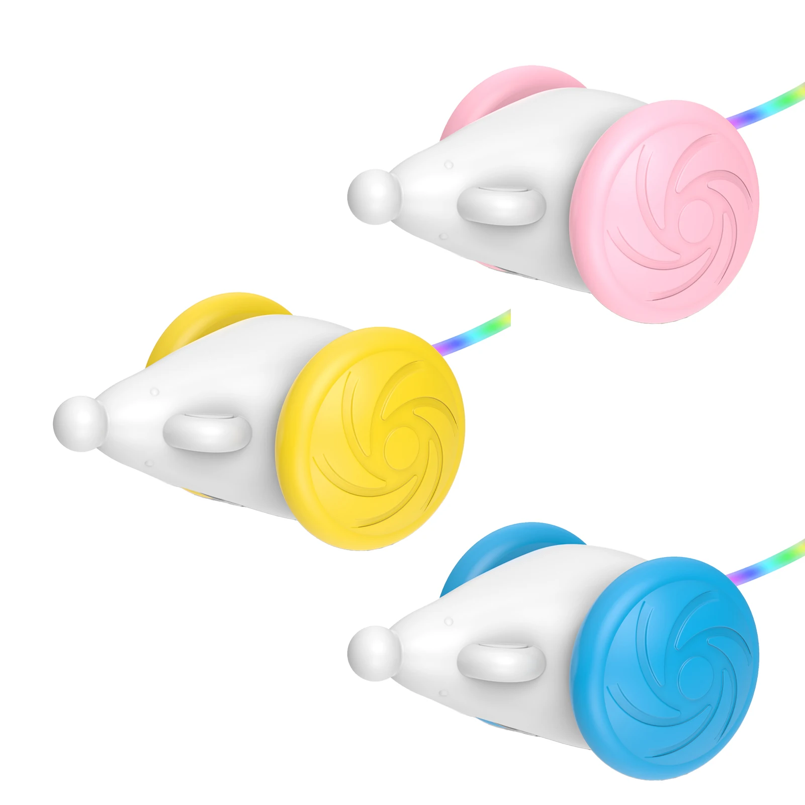 Giocattoli Interattivi Automatici Per Gatti Mouse Kittens Play Ball Electronic Rat Cats Giocattoli Per Interni Con Led Light Tail Smart Cat Hunting To