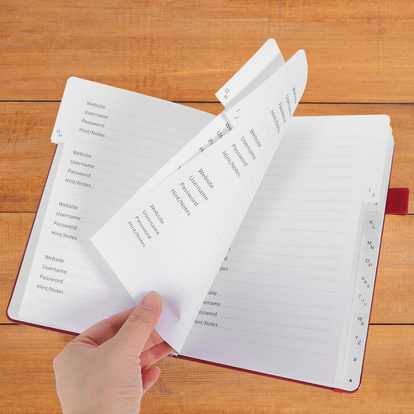 Password Book Address Book Notebook Phone Address Multi-use Paper Home Organizer Number Office