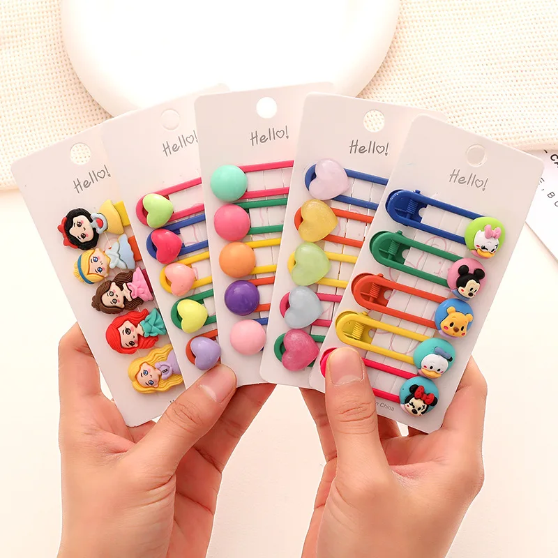 

Disney Mickey Mouse Winnie Hair Clips Girls Cute Cartoon Kids Lovely Hairpins Headband Barrettes Fashion Hair Accessories