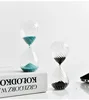 5/15/30 Minutes New Glass Hourglass Multi-Coloured Sand Timer Threaded Sand Clock Family Table Decoration Crafts Children's Gift 3