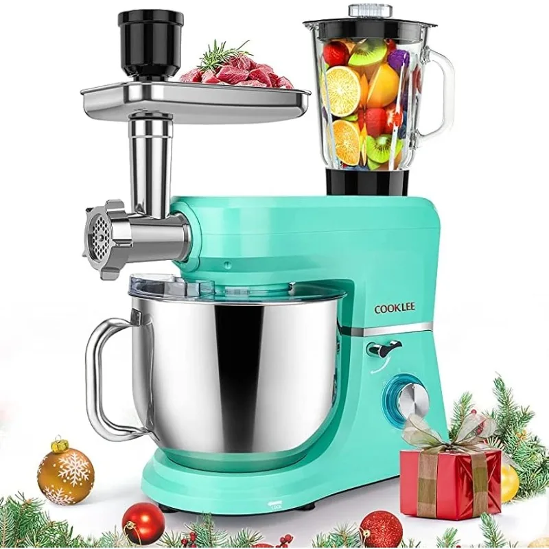 COOKLEE 6-IN-1 Stand Mixer, 8.5 Qt. Multifunctional Electric